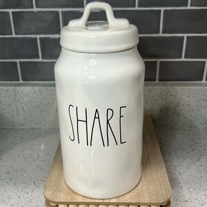 Rae Dunn SHARE Canister